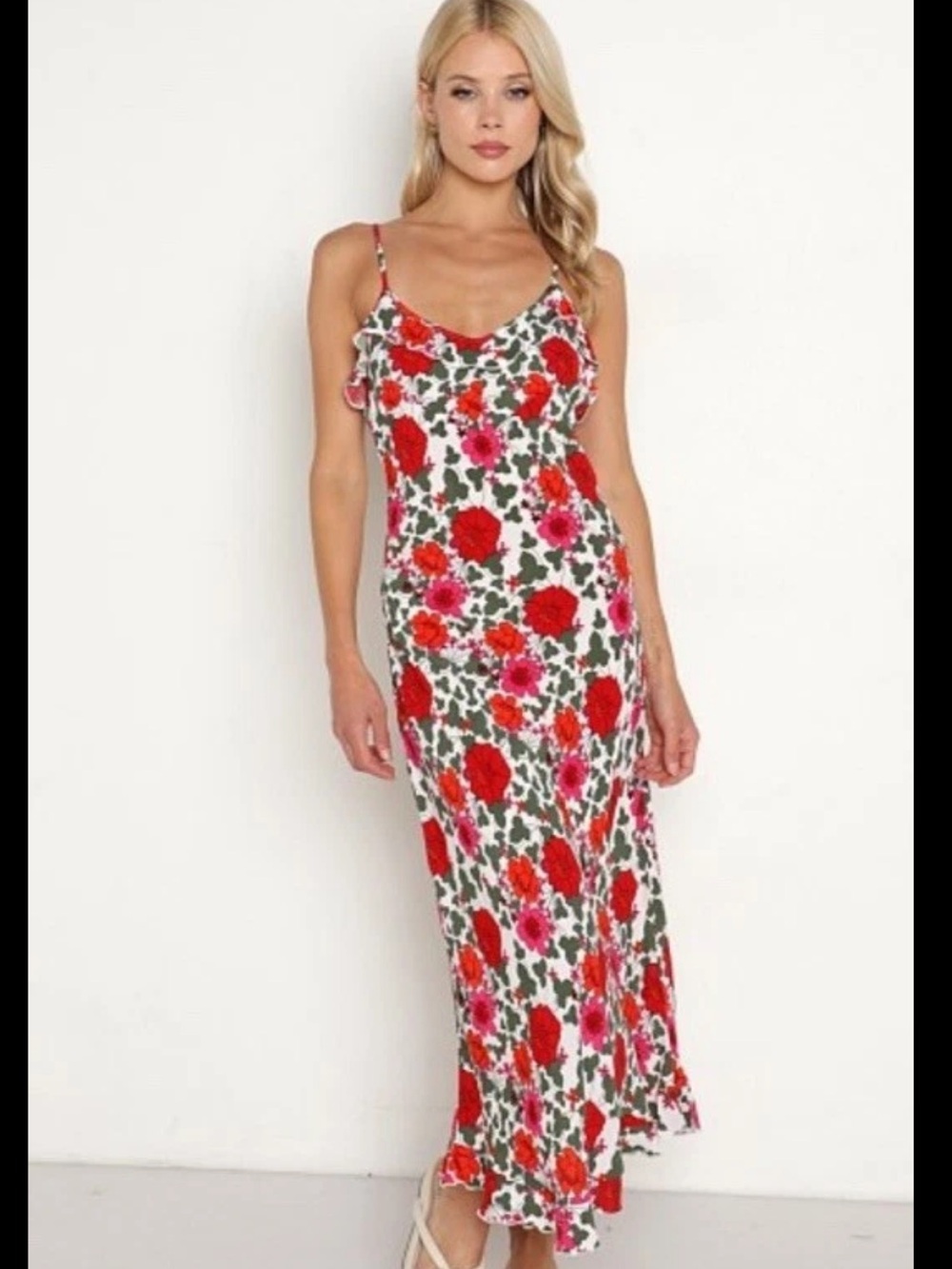 Rolla’s Shelley Rambling Floral Maxi Dress Size Medium (10)